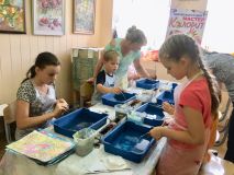 16.08.2019 Мастер класс по рисованию на воде в технике Эбру