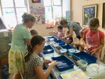 16.08.2019 Мастер класс по рисованию на воде в технике Эбру