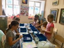 16.08.2019 Мастер класс по рисованию на воде в технике Эбру