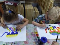 18.08.2019 Занятия по рисованию гуашью