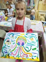 18.08.2019 Занятия по рисованию гуашью