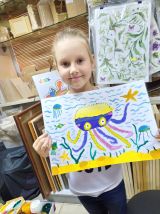 18.08.2019 Занятия по рисованию гуашью