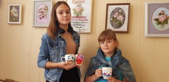 19.08.2019 Декор из полимерной глины на кружке "Сладкий десерт"