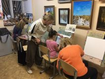 15.10.2019 Занятия по живописи маслом и гуашью
