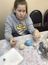 17.11.2019 Сухое валяние «Котик»
