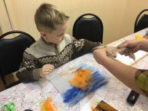 18.11.2019 Живопись шерстью 