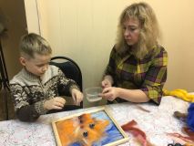 18.11.2019 Живопись шерстью 