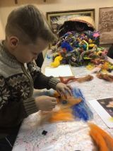 18.11.2019 Живопись шерстью 