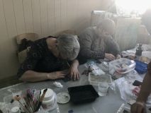7.12.2019 Декорирование новогодних флажков в технике Декупаж