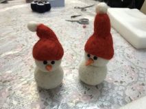 15.12.2019 Сухое валяние «Снеговички», «Мышки» и доделки
