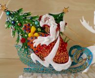 17.12.2019 Роспись деревянной заготовки «Сани»