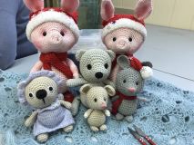 19.12.2019 Вязание крючком! Игрушки и плед.
