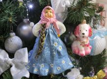 25.12.2019 Елочная игрушка из ваты