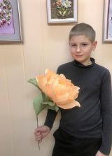 20.01.2020 Большие цветы из гофрированной бумаги 