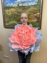 20.01.2020 Большие цветы из гофрированной бумаги 