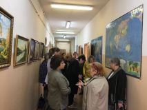 Открылась выставка живописных работ творческой студии "Мастер Колорит"