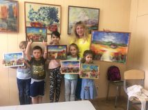 13.06.18. Мастер-класс по живописи шерстью "Летний луг"
