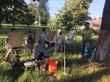 20.06.18. Пленэр на природе.