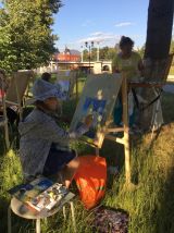 20.06.18. Пленэр на природе.