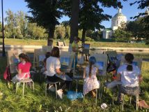 20.06.18. Пленэр на природе.