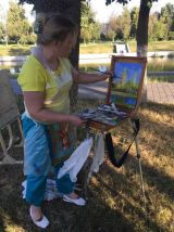 20.06.18. Пленэр на природе.