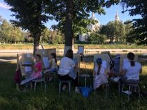 20.06.18. Пленэр на природе.