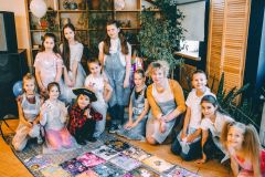 25.06.18. Выездной мастер-класс на детский день рождения в кафе "3 этаж"