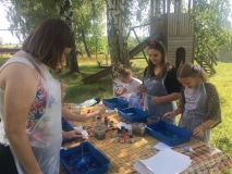 14.07.18. Выездной мастер-класс по рисованию на воде в технике Эбру "Летняя поляна"