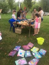 14.07.18. Выездной мастер-класс по рисованию на воде в технике Эбру "Летняя поляна"