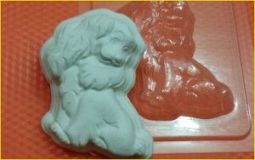 Пластиковая форма для мыла Собачка БПК