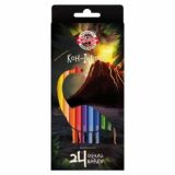 KOH-I-NOOR 3594(24) Набор цветных карандашей "Динозавр", 24шт/уп