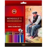Набор акварельных карандашей KOH-I-NOOR Mondeluz Old Man 72цв., точилка+2 кисти, картонная коробка