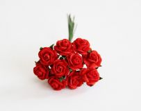 Mini розы 1 см - Красные 101 1шт №47