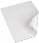 Бумага рисовальная с тиснением белая Холст, 620х940мм, пл.200г/м2, 1л