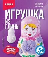 Игрушка из глины "Матрешка" Гл-002