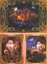 Декупажная карта «Новогодняя ночь» 21х29,7 см
