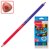 Карандаши цветные MAPED (Франция) "Color Pep s", 24 цв, двусторонние 829600