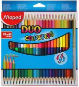 Карандаши цветные MAPED (Франция) "Color Pep s", 48 цв, двусторонние 829602