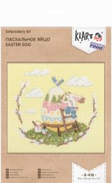 Набор для вышивания Кларт 8-418 Пасхальное яйцо 19,5*18,5см