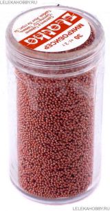 Микробисер Zlatka 30 гр №05 медный
