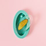 Силиконовый молд для кулона "Овал", 20х40мм