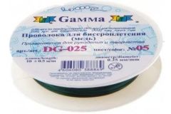 Проволока для бисера DG-025 d 0,25мм 10м №05 зелёный