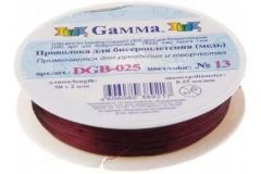 Проволока для бисера DG-025 d 0,25мм 10м №13 ярко-красный