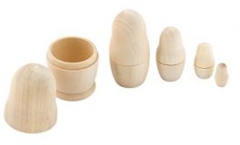 Матрешка деревянная Mr. Carving 10,5*5,5 см 5-ти местная