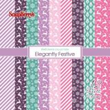 Бумага для скрапбукинга ScrapBerry's Зимние контрасты 15*15 см 1лист 190 гр/м 