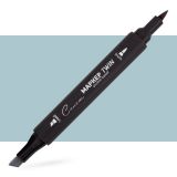 Маркер спиртовой Сонет Twin Brush, зелено-серый 1