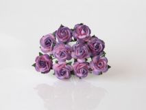 Mini розы 1,5 см - Фиолетовый 536 1шт №131