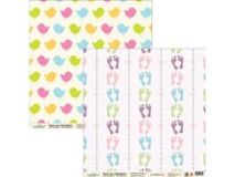 Бумага для скрапбукинга ScrapLike 30,5*30,5 см ДТС003, Детсво