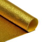Фоамиран глиттерный 20*30 - Золото SF-1955