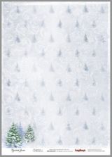 Декупажная карта Ёлочки 32x45см